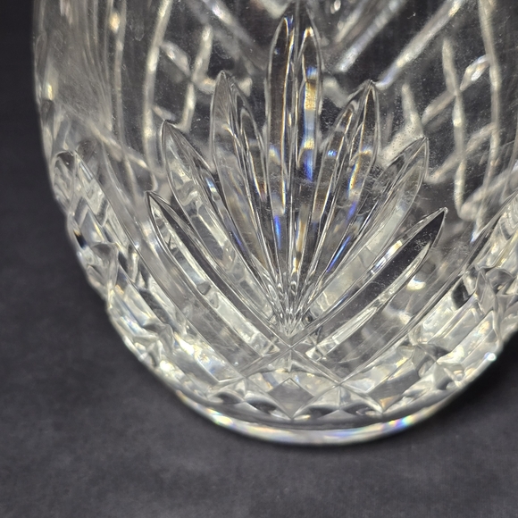 Waterford "Lafford" Blown Crystal Carafe Decanter Wine Water Round 10" - Picture 10 of 14